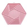 Lick Mat Hexagon (Dusty Pink)