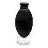 Leaf Folding Travel Water Bottle Black